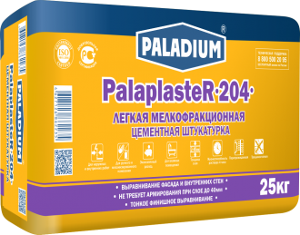 подробно Штукатурка цементная PalaplasteR-204