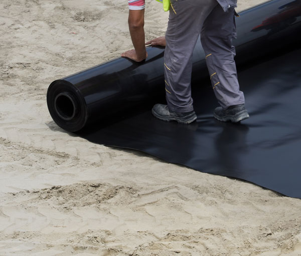 Геомембрана HDPE фотография