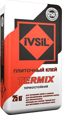подробно Термостойкий клей для печей и каминов IVSIL TERMIX / ИВСИЛ ТЕРМИКС