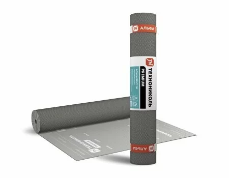 картинка Гидро-ветрозащитная диффузионная мембрана ТЕХНОНИКОЛЬ Альфа Вент 180 г/м2, 1,5х50 м