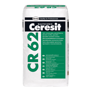 подробно Гидрофобная санирующая штукатурка Церезит CR 62 WTA