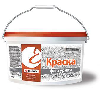 картинка Краска фактурная супербелая для наружных и внутренних работ по бетону