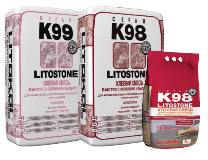подробно Морозостойкий клей для плитки LITOSTONE K99