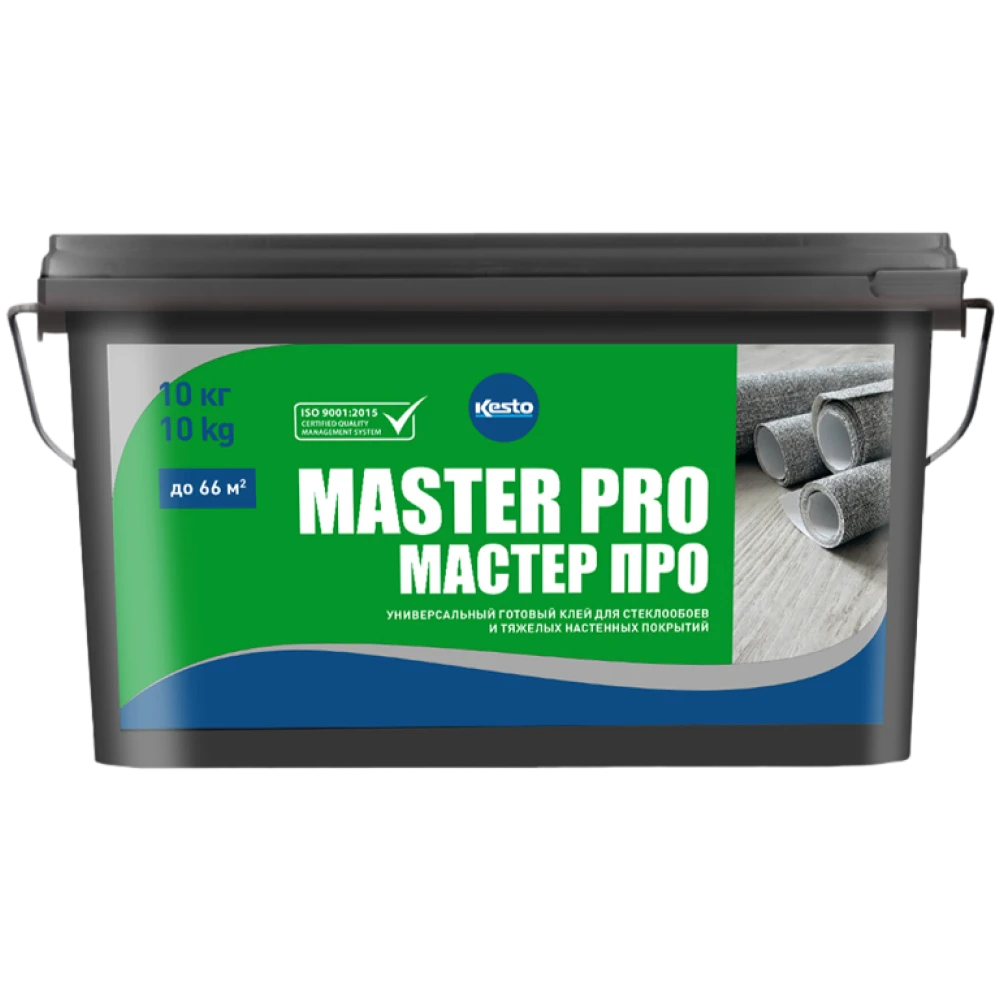 картинка KESTO MASTER PRO (Кесто) Универсальный готовый клей для стеклообоев и тяжелых настенных покрытий