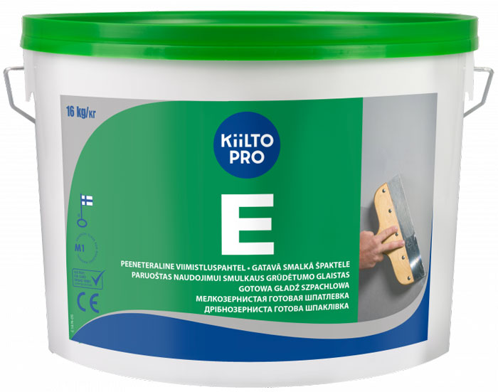 подробно Готовая шпатлёвка Kiilto E