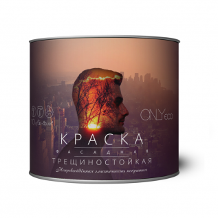 картинка Краска акриловая ONLYeco фасадная трещиностойкая