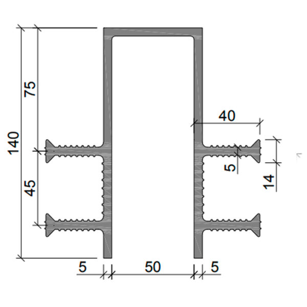 картинка Гидрошпонка Аквастоп ДЗ-140/50-4/40 из ПВХ