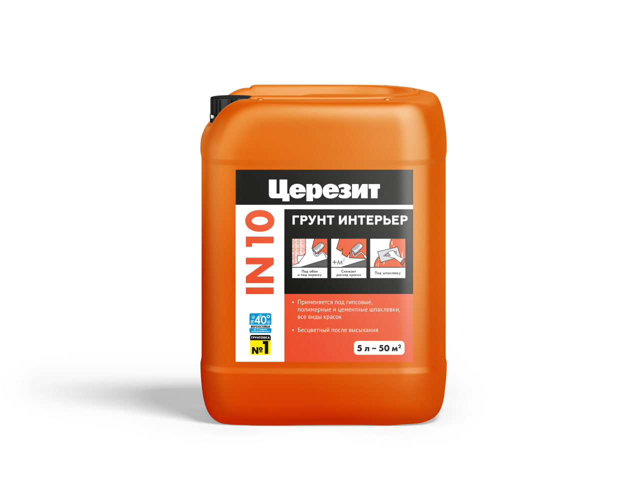 картинка IN 10 ГРУНТ ИНТЕРЬЕР 5л Церезит