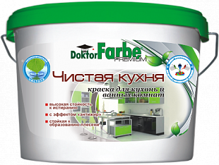 картинка Краска для кухонь и ванных комнат Doktor Farbe