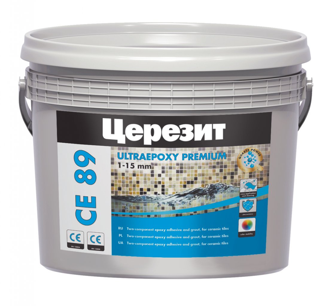 подробно Эпоксидная затирка для швов CE 89 UltraEpoxy Premium Церезит