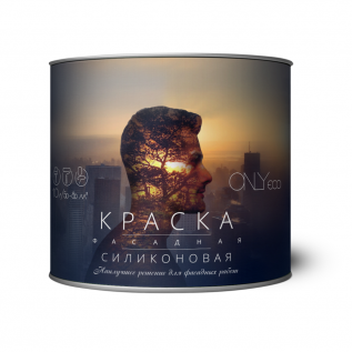 картинка Краска силиконовая ONLYeco фасадная