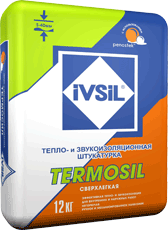 подробно Теплоизоляционная штукатурка IVSIL TERMOSIL / ИВСИЛ ТЕРМОСИЛ