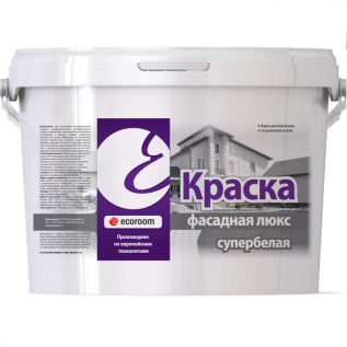 картинка Краска фасадная люкс супербелая