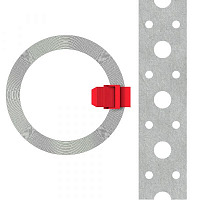 изображение Лента перфорированная TERMOCLIP ЛС1 25*0.5 мм 30 м/рул.
