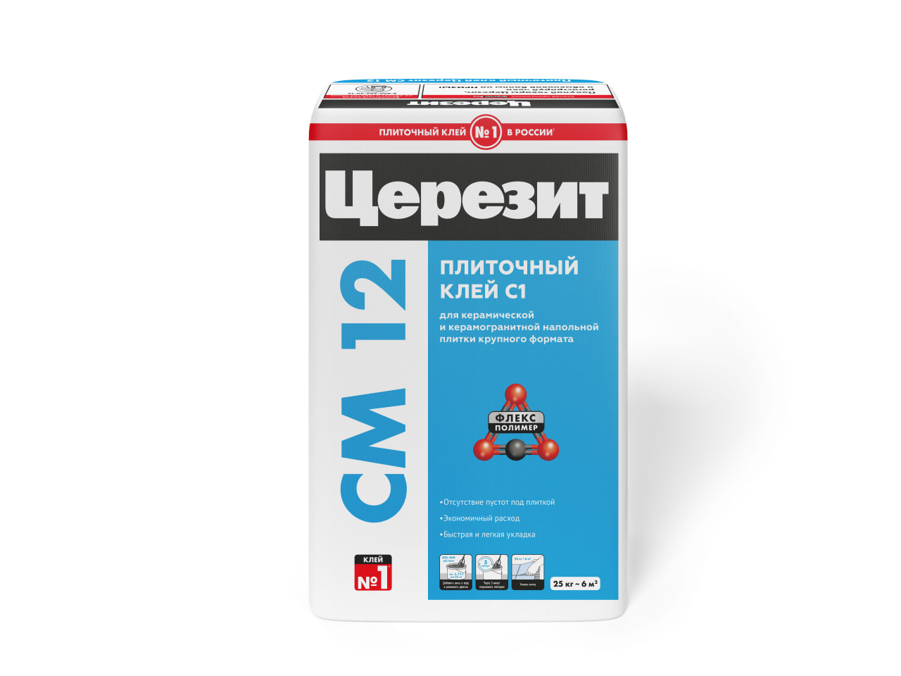 подробно Клей для керамогранита Ceresit CM 12