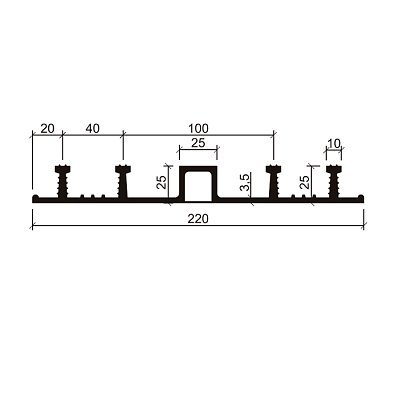 картинка Гидрошпонка Аквастоп ДО-220/25-4/25 (EPDM)
