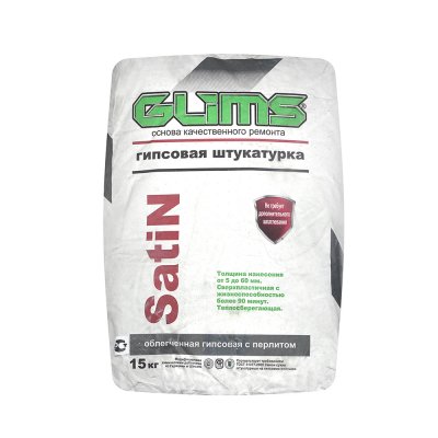 Штукатурка гипсовая GLIMS®SatiN подробно