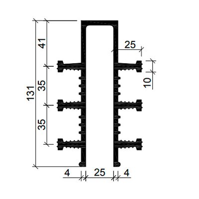 картинка Гидрошпонка Аквастоп ДЗ-130/25-6/25 из EPDM