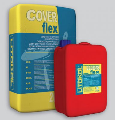 детальное изображения Гидроизоляционный цементный состав COVERFLEX (А+B)
