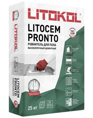 Ровнитель для пола LITOCEM PRONTO подробно