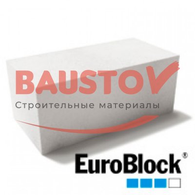 подробное фото Газобетонные блоки EuroBlock D500 600x300x400