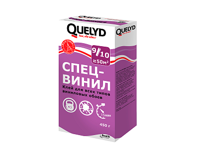 картинка Клей для всех виниловых и текстильных обоев Quelyd Спец-Винил