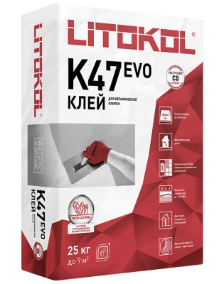 Клеевая смесь для плитки LITOKOL K47 подробно