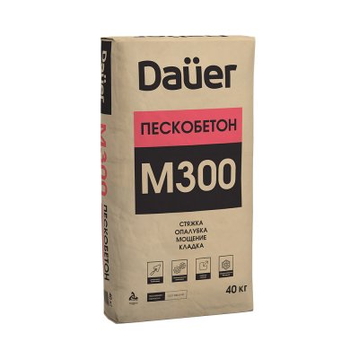 Dauer М-300 Пескобетон подробно