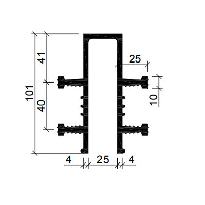 картинка Гидрошпонка Аквастоп ДЗ-100/25-4/25 из EPDM