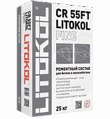 подробно Ремонтный состав для бетона и железобетона (мелкая фракция) LITOKOL CR 55FT FINE