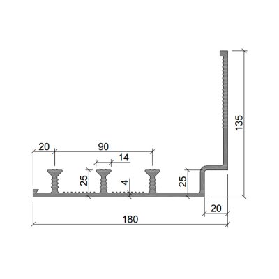 детальное изображения Гидрошпонка Аквастоп ДОС-УГЛ-180/20-3/25