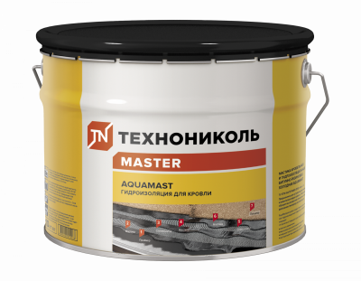 детальное изображения Мастика битумно-резиновая AquaMast, ведро 10 кг