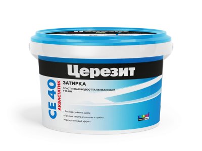 Затирка для плитки СЕ 40 Aquastatic (35 цветов) Церезит подробно