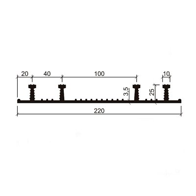 картинка Гидрошпонка Аквастоп ХО 220-4/25 из EPDM