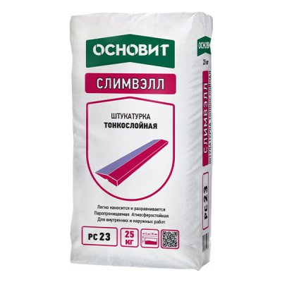 Фасадная тонкослойная штукатурка Основит Слимвэлл РС23 подробно