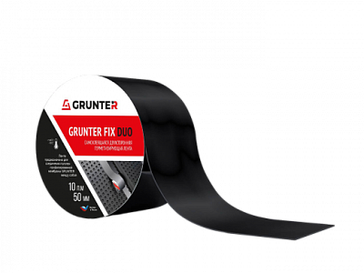 картинка Лента самоклеящаяся Gruntflex FIX DUO