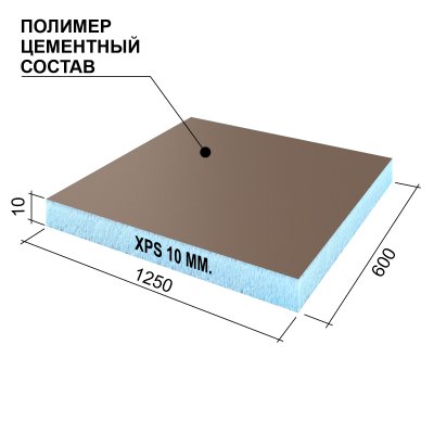 RPG Панель Optima 1250х600х10 mm Упаковка (5 шт.) подробное фото