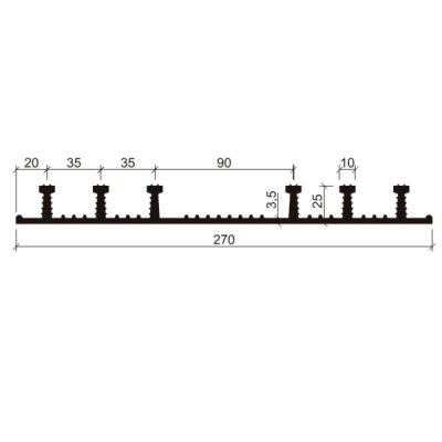 детальное изображения Гидрошпонка Аквастоп ХО 270-6/25 из EPDM