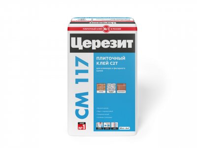 Клей для фасадной плитки Ceresit CM 117 подробно