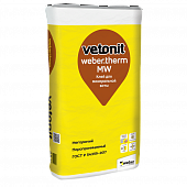 подробно Клей для монтажа минеральной ваты и пенополистирола Weber.Therm MW