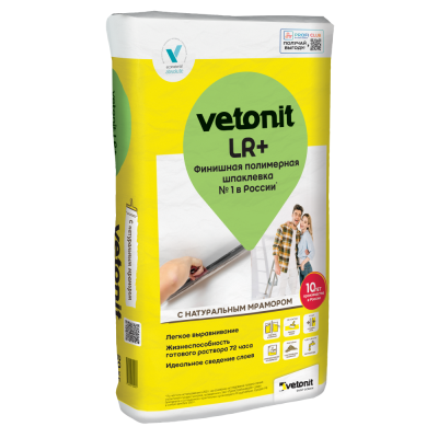 Финишная шпаклевка Vetonit LR+ подробно