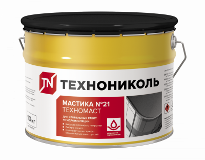детальное изображения Мастика кровельная Техномаст №21, ведро 10 кг