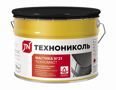 картинка Мастика кровельная Техномаст №21, ведро 10 кг