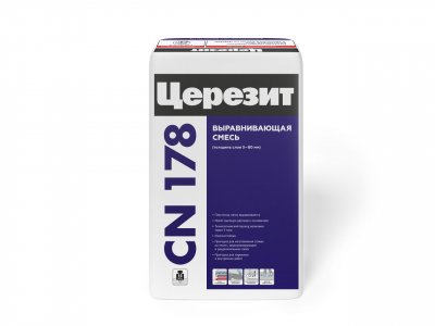 Выравнивающая смесь Ceresit CN 178 для пола (от 5 до 80 мм) подробно