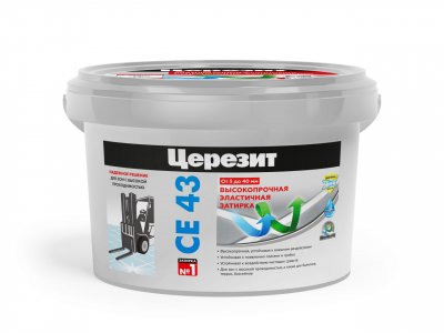 Затирка Ceresit CE 43 Super Strong для широких швов от 5 до 40 мм. подробно