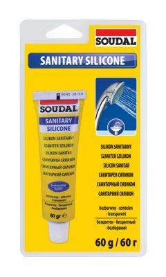 картинка Санитарный силикон (тюбик) SOUDAL