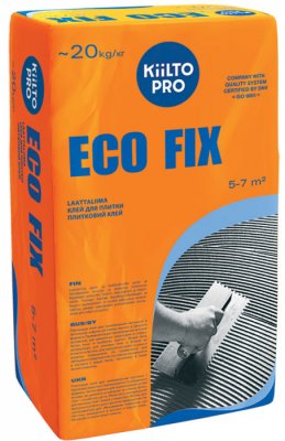 Клей для плитки Kiilto Eco Fix подробно