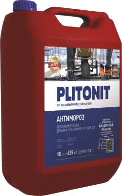 картинка PLITONIT АнтиМороз -10 добавка для растворов
