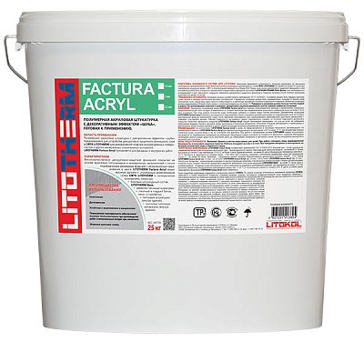 подробно Фасадная штукатурка «ШУБА» LITOTHERM Factura Acryl