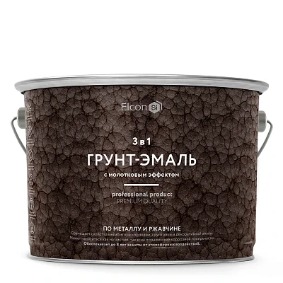 картинка Грунт-эмаль Elcon Smith 3 в 1 с молотковым эффектом